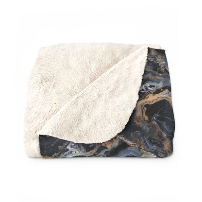 CoMoonspill Marble Fleece Blanket