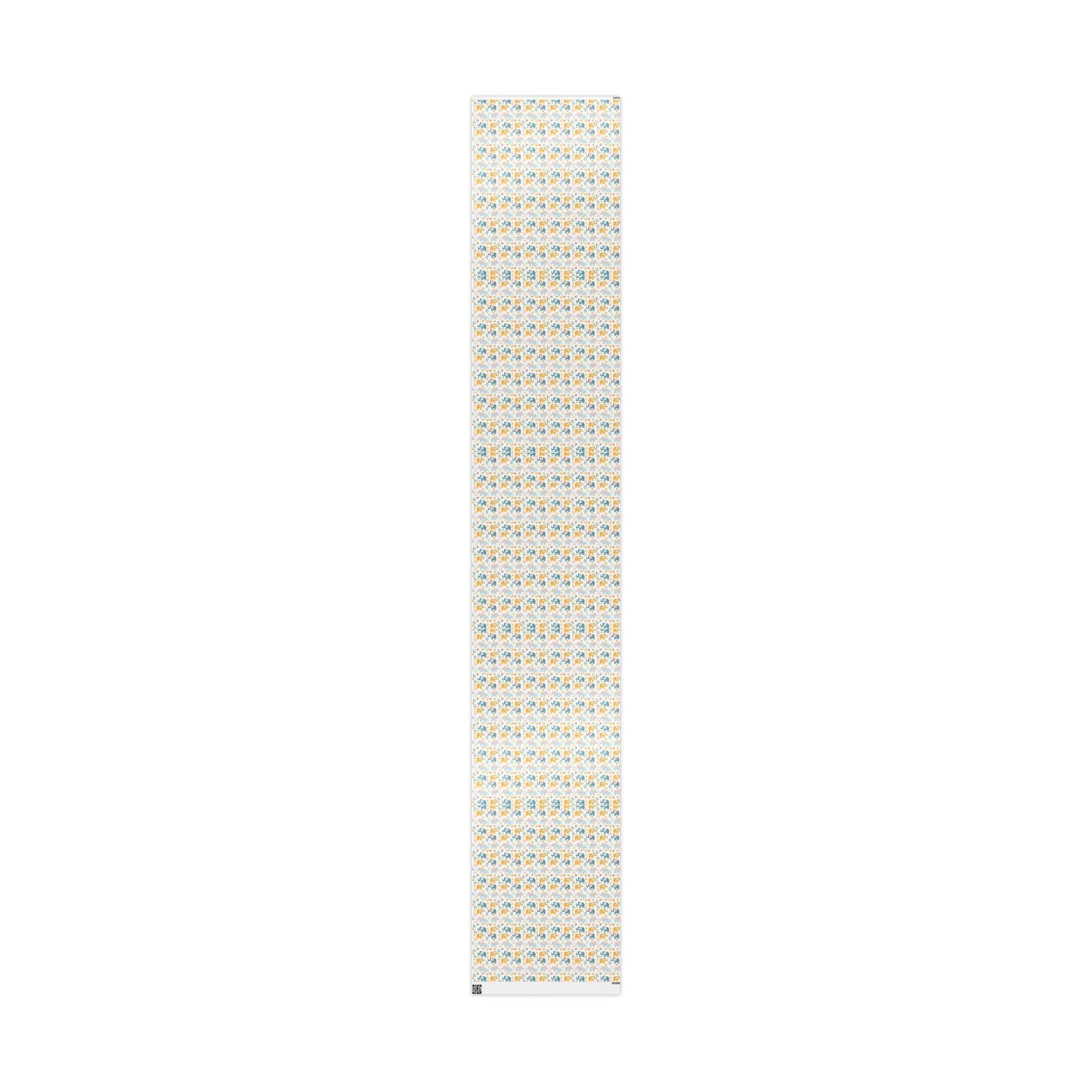 Elephants in Bloom Wrapping Paper