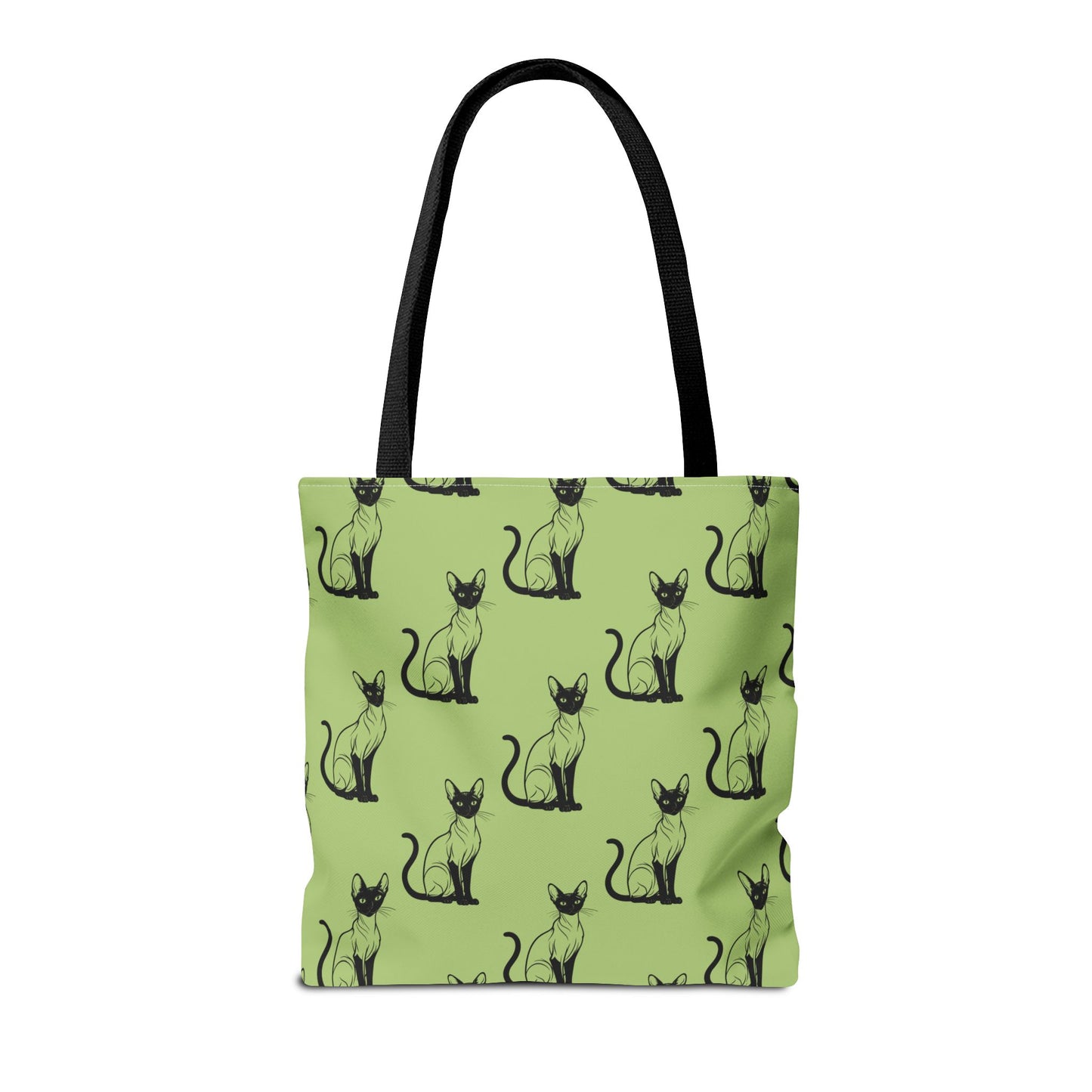 Siamese Charm – Sage Garden Canvas Tote Bag