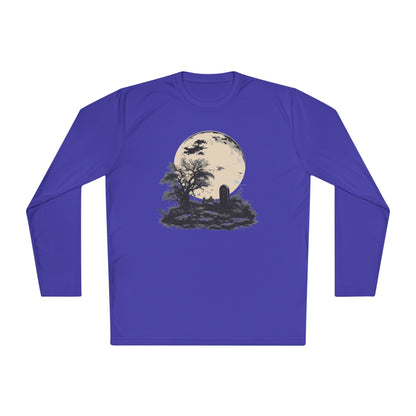 Halloween Grave Adult Long Sleeve Tee