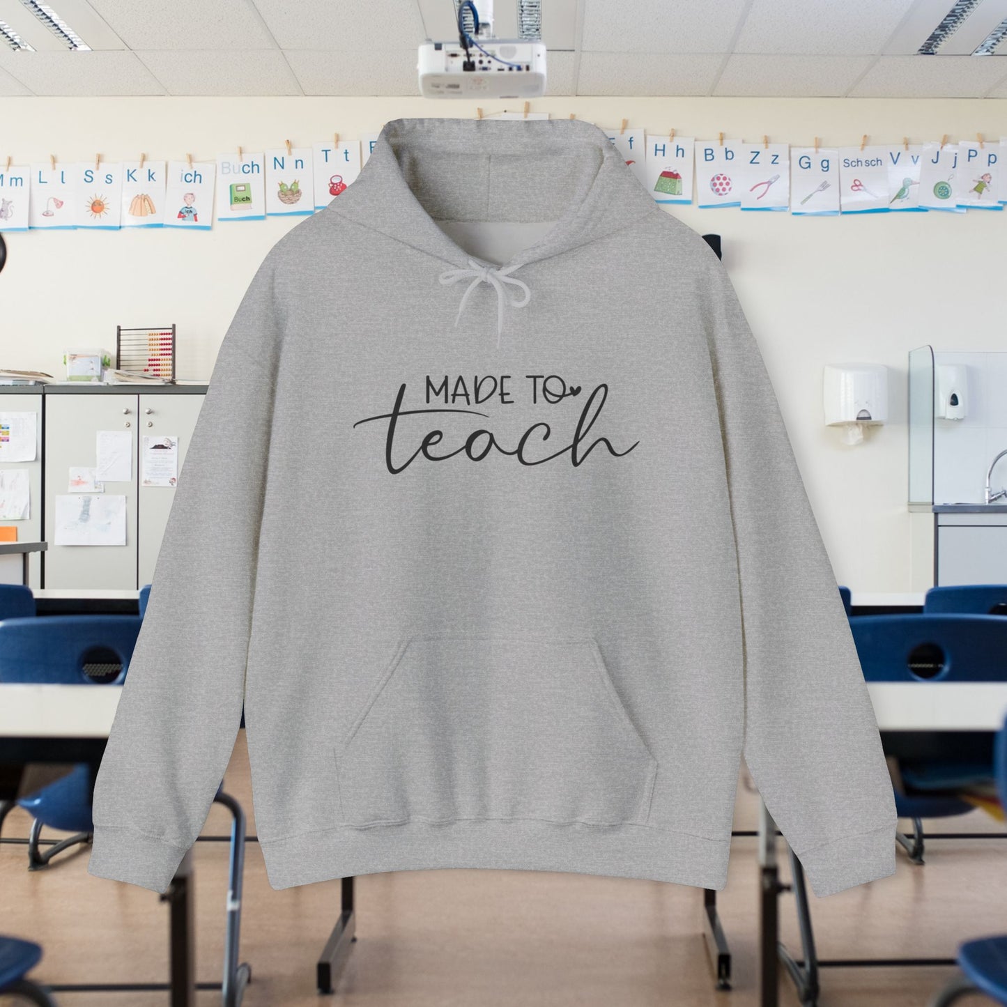 Made to Teach Heavy Blend™ Hooded Sweatshirt