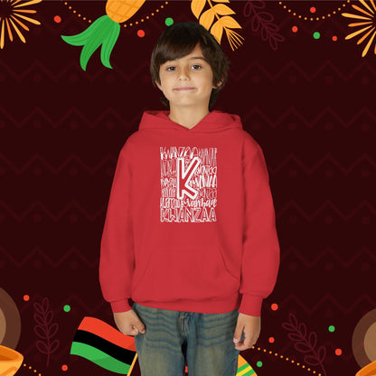 Kwanzaa Wordcloud Youth Hoodie