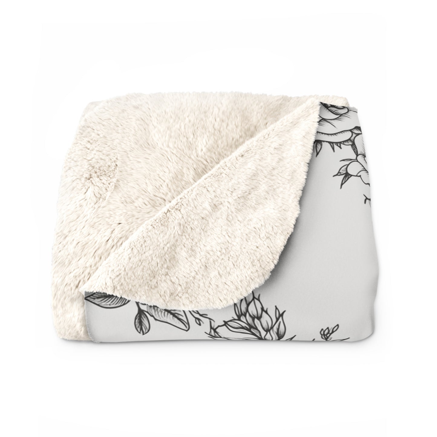 Midnight Rose Sketch Basic Bedding Set