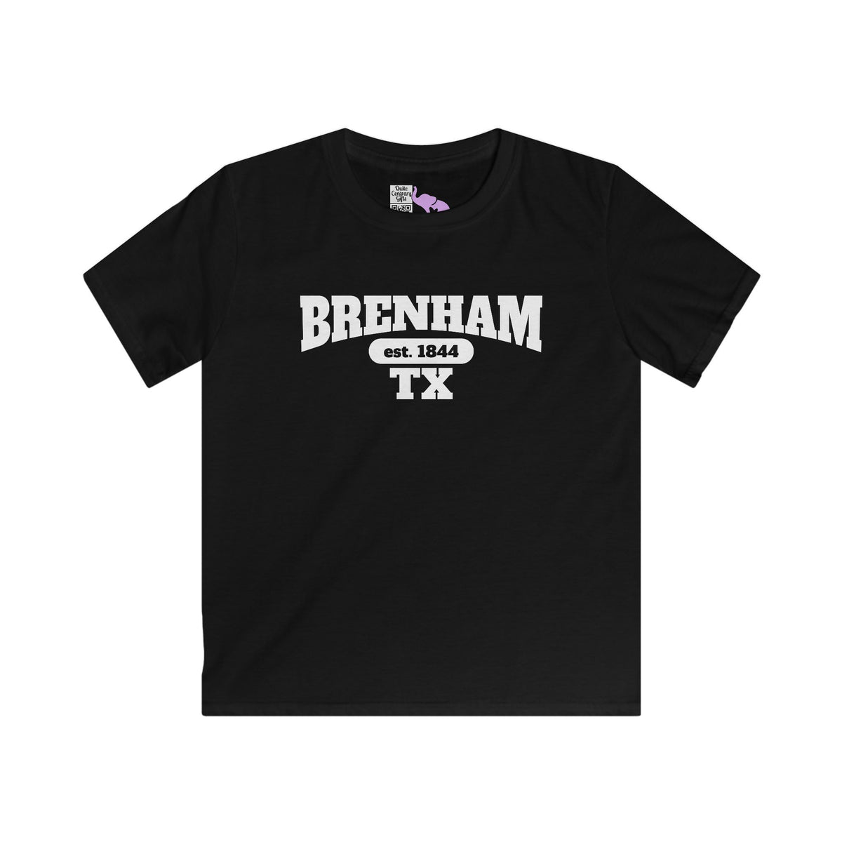 Brenham Tx Est 1844 Youth Softstyle Tee
