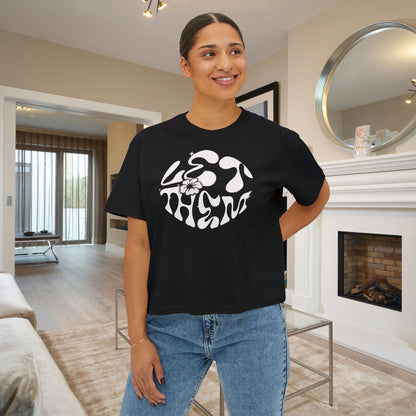 Let Them Women's Boxy Tee