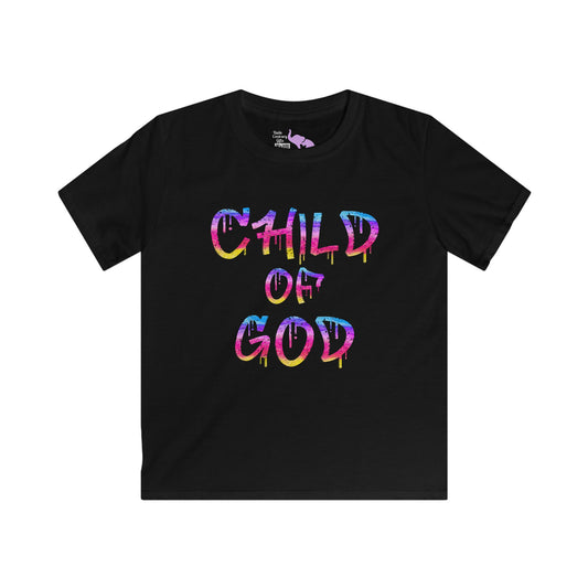 Child of God (Graffiti) Youth Softstyle Tee