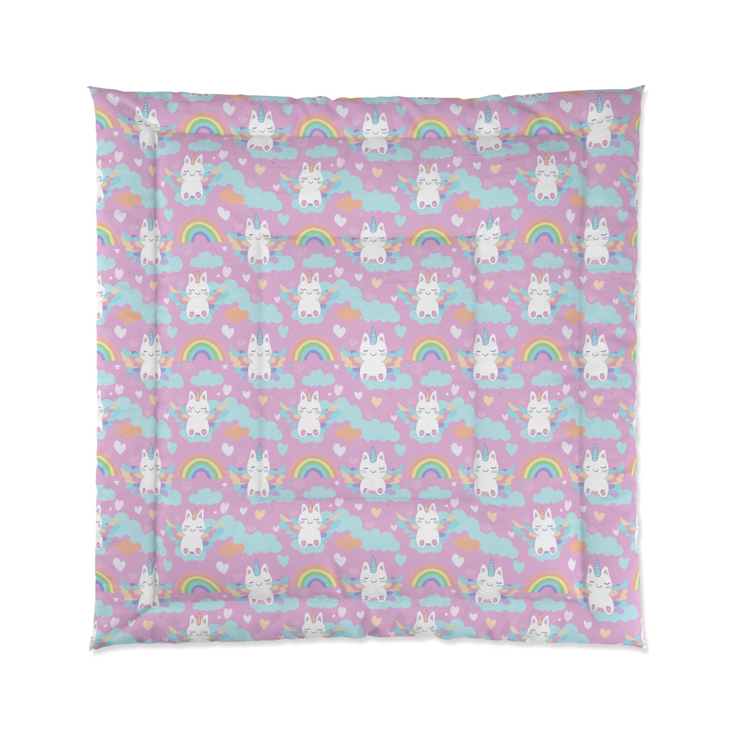 Rainbow Sky Riders Comforter