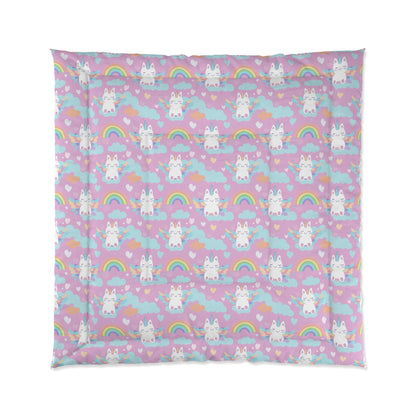 Rainbow Sky Riders Comforter