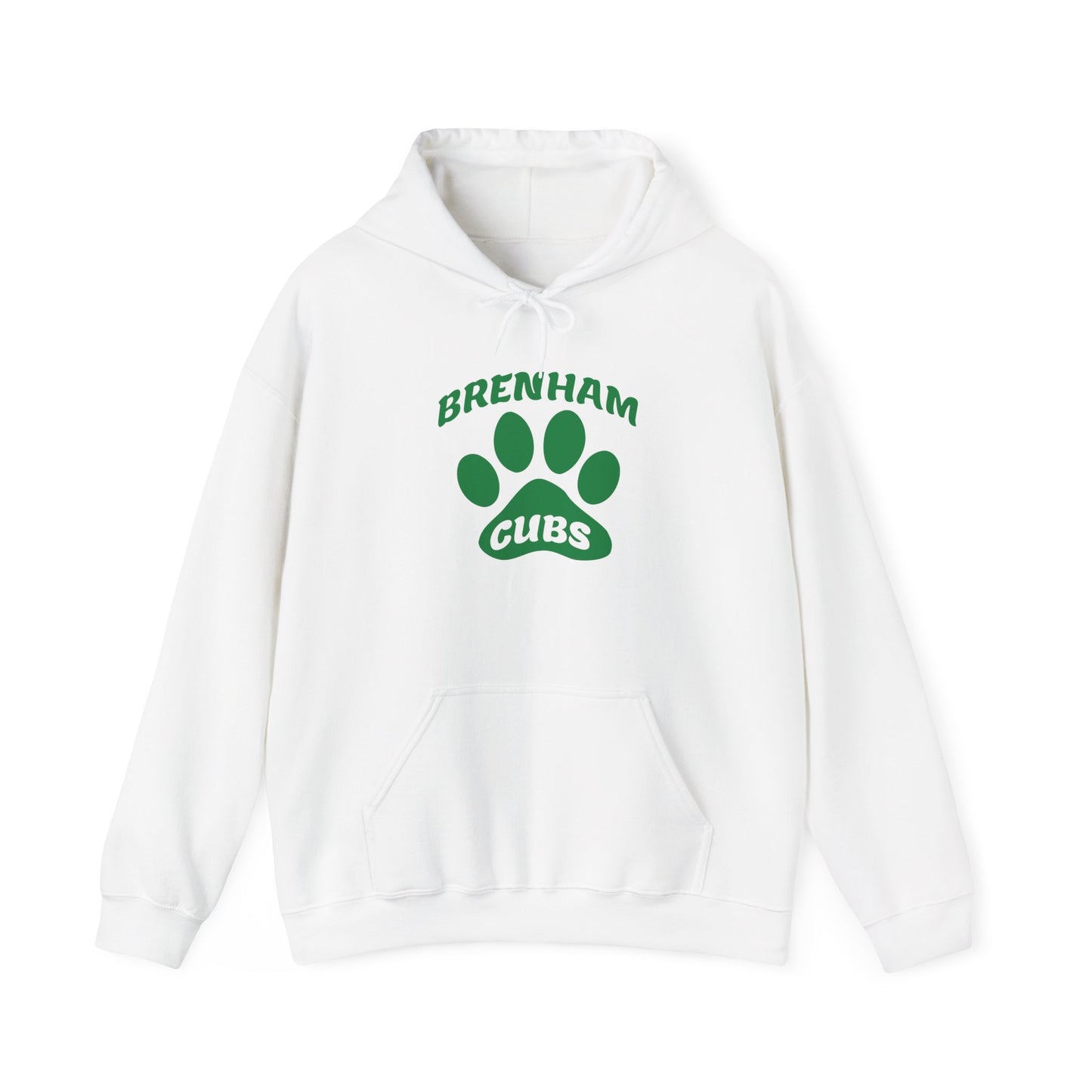 Brenham Cubs Paw Print Adult Heavy Blend™ Hooded Sweatshirt