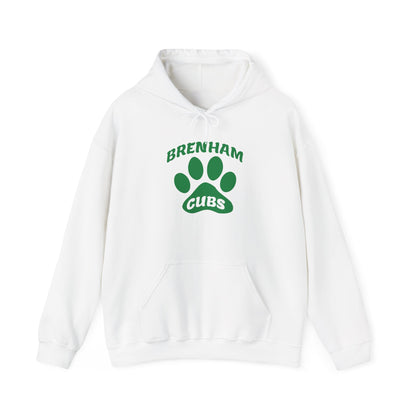 Brenham Cubs Paw Print Adult Heavy Blend™ Hooded Sweatshirt