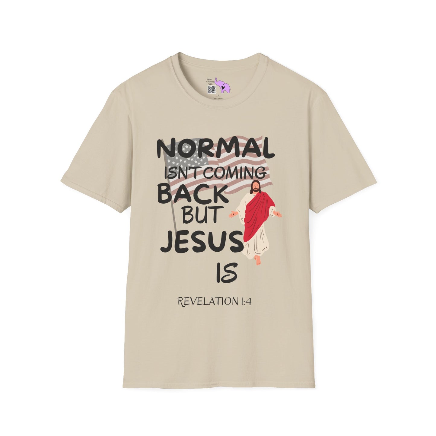 Normal Isn't Coming Back But Jesus Is Adult T-shirt