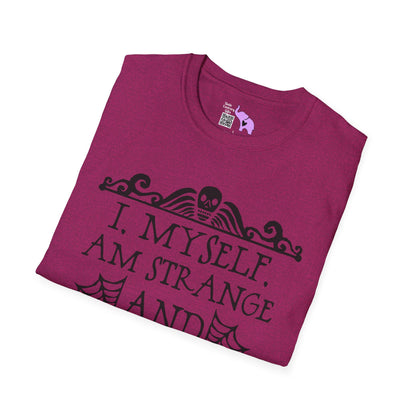 Beetlejuice I Myself Am Strange and Unusual Adult T-shirt