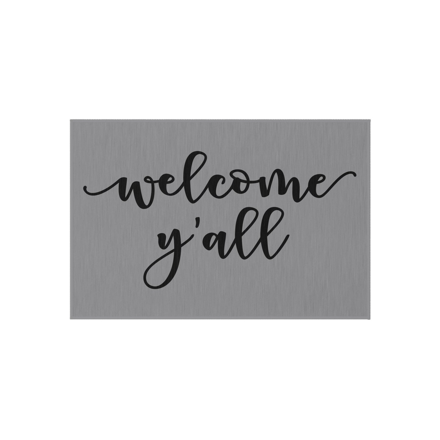 Welcome Y'all Outdoor Rug