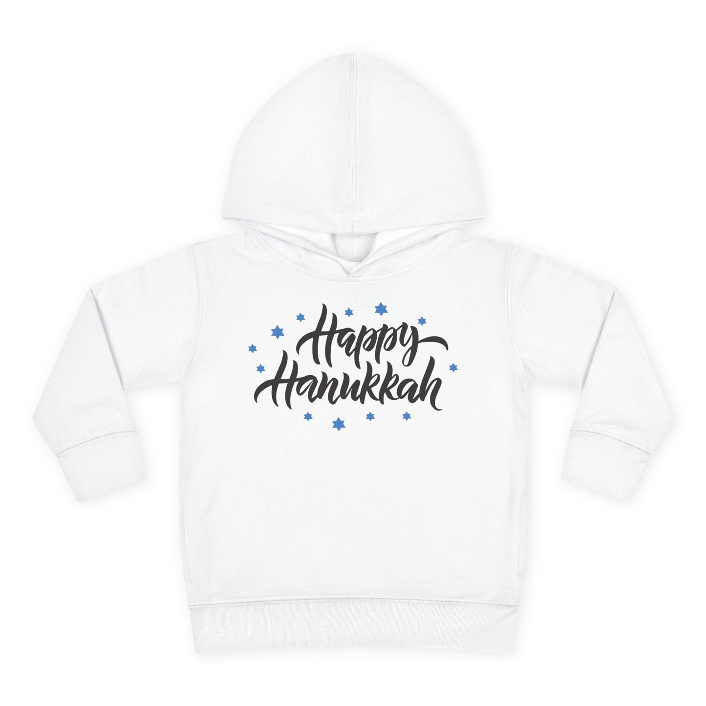 Happy Hanukkah 3 Toddler Pullover Fleece Hoodie