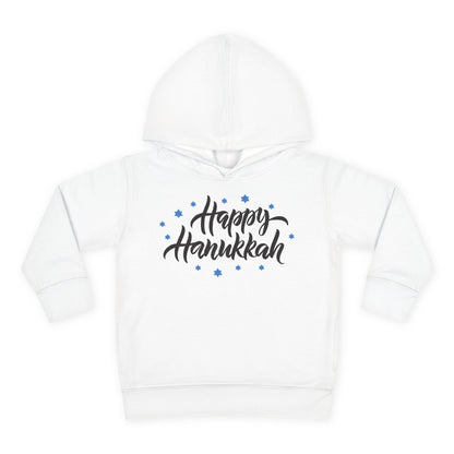 Happy Hanukkah 3 Toddler Pullover Fleece Hoodie
