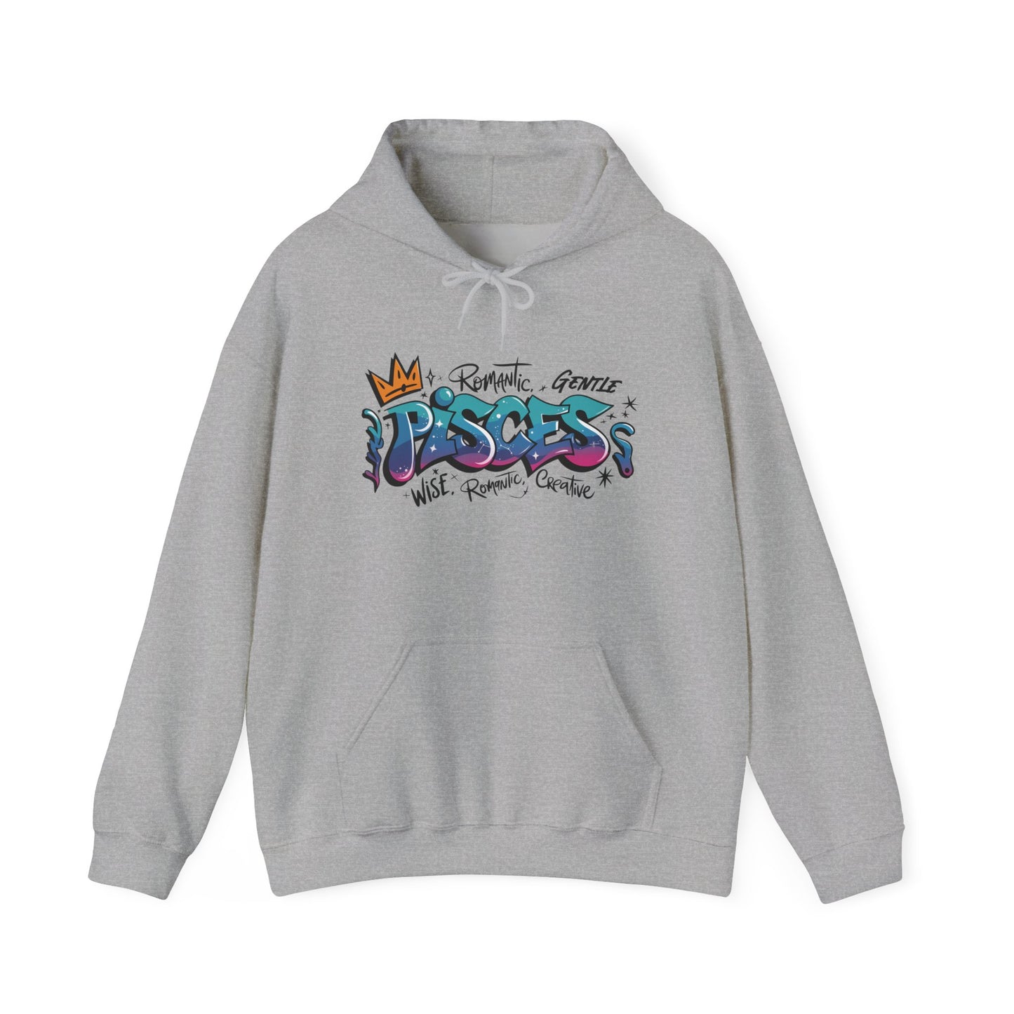 Pisces Street Art Heavy Blend™ Hooded Sweatshirt