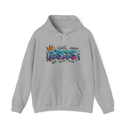 Pisces Street Art Heavy Blend™ Hooded Sweatshirt