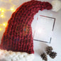 Christmas Plush Knitted Hat With Pompom for Men, Women, & Children