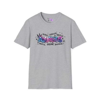 Aquarius Street Art Adult T-shirt
