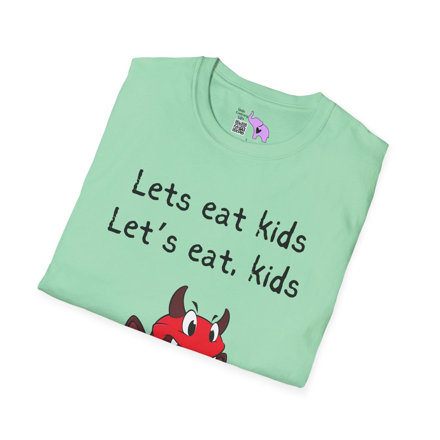Lets Eat Kids Good Grammar Saves Lives Adult T-shirt