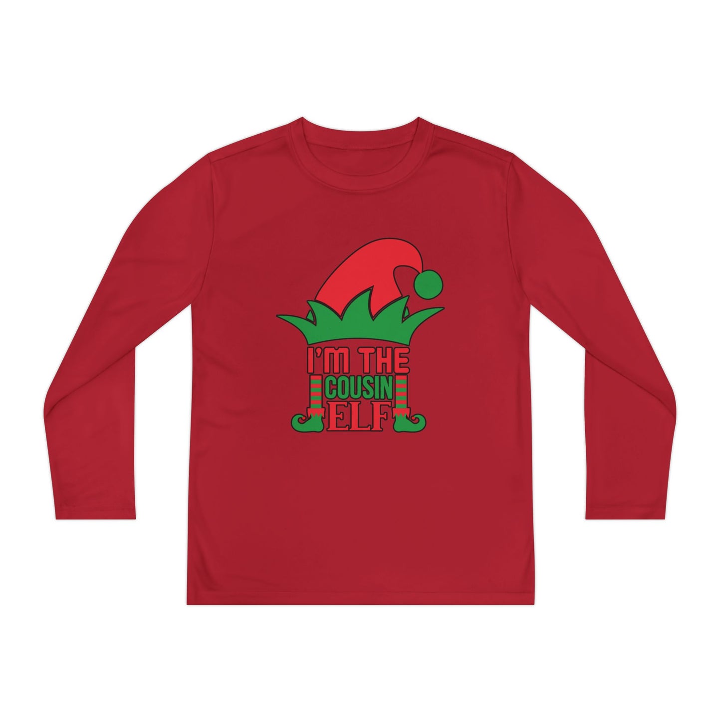 I'm The Cousin Elf Youth Long Sleeve Tee