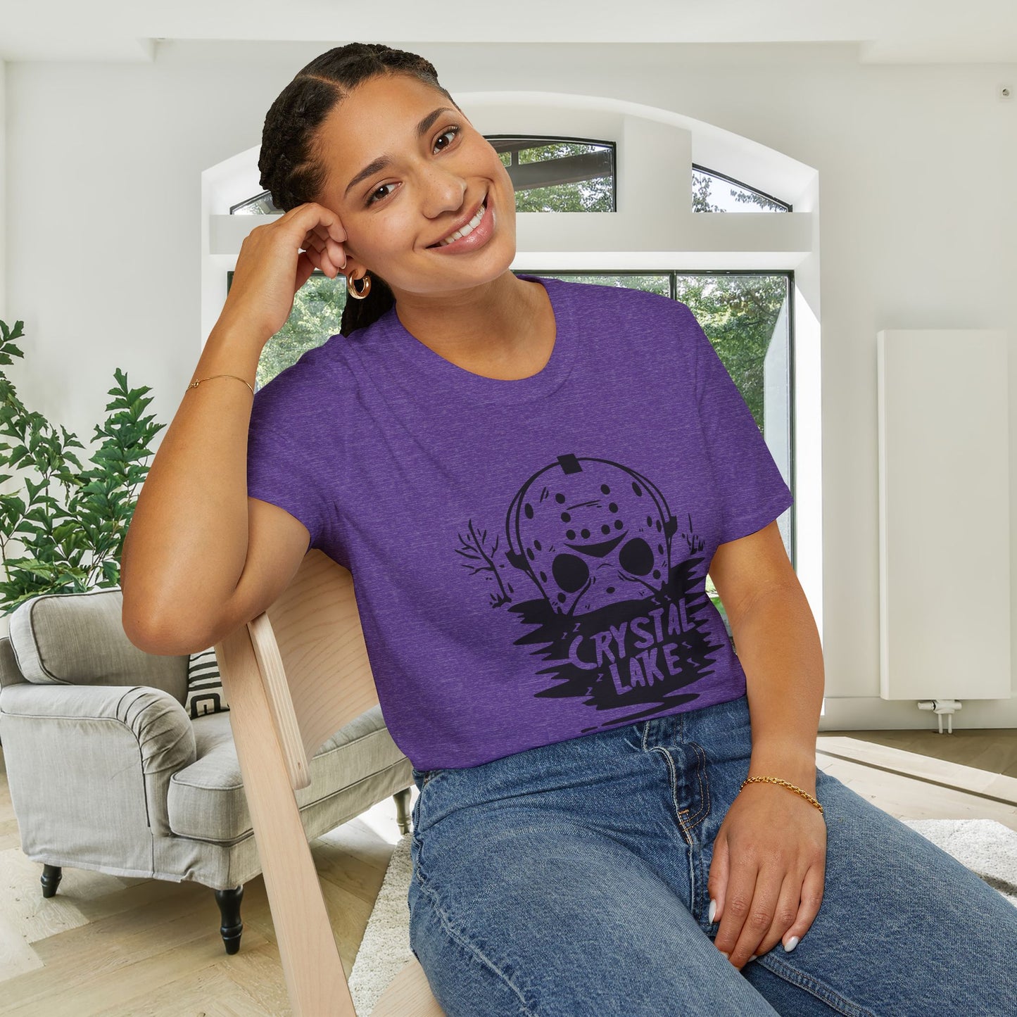 Jason Voorhees Crystal Lake Adult T-shirt