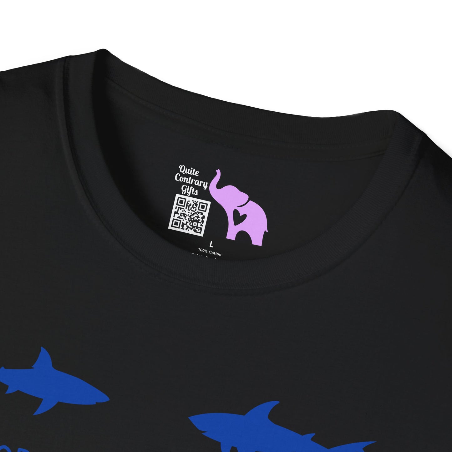 Nope Sharks Adult T-shirt