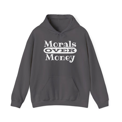 Morals Over Money Heavy Blend™ Hooded Sweatshirt