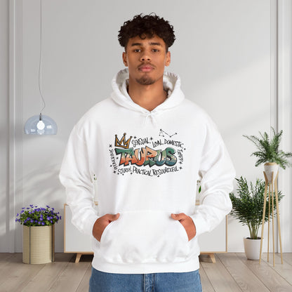 Taurus Street Art Heavy Blend™ Hooded Sweatshirt