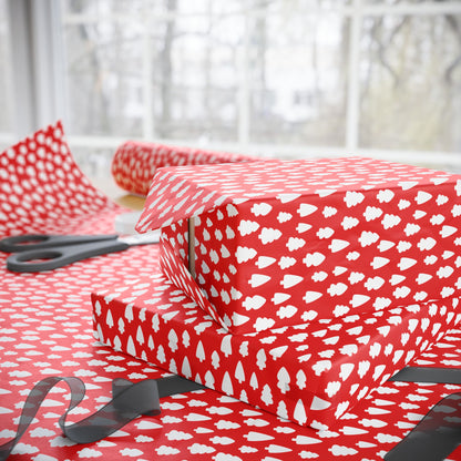 Festive Silhouettes Wrapping Paper