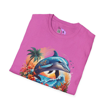Tropical Dolphin Adult T-shirt
