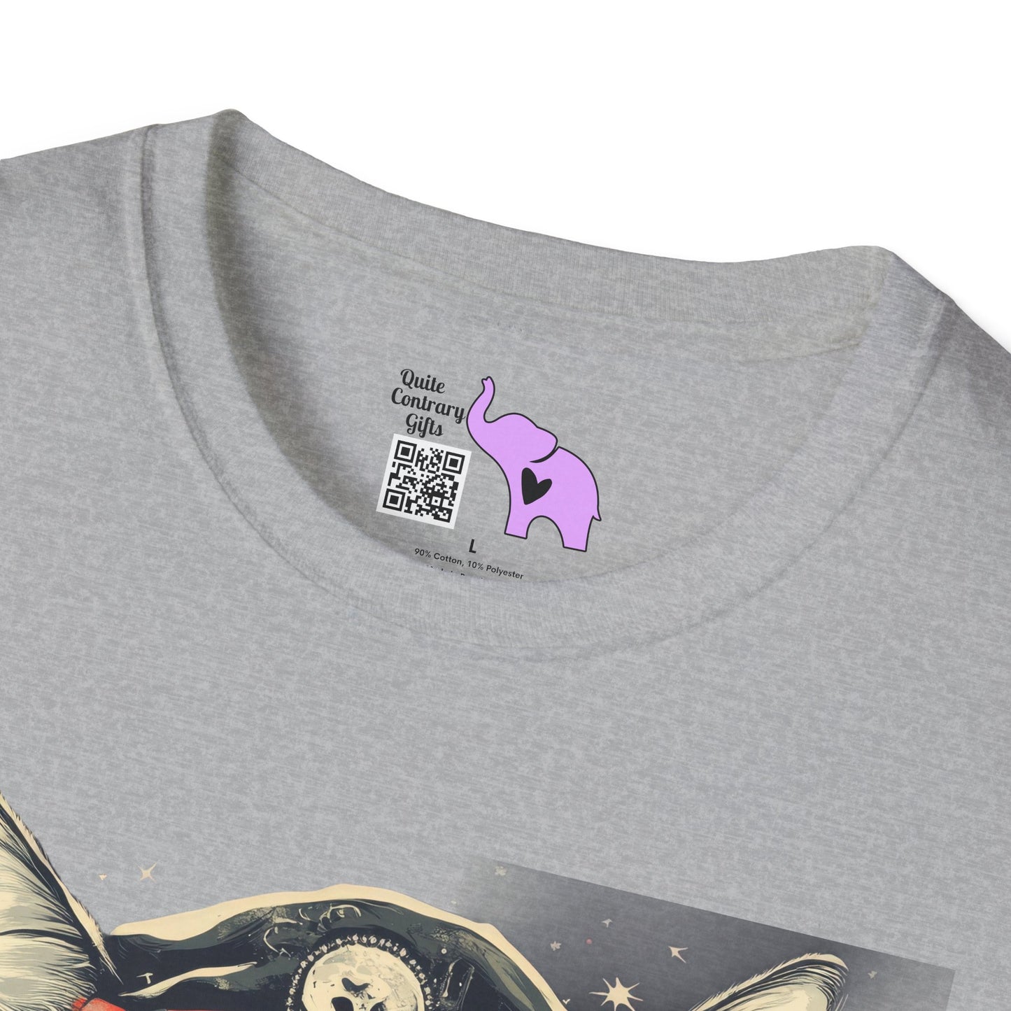 Creepy Aviator Cat Adult T-shirt