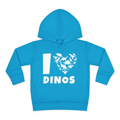 I Love Dinos (Dino Heart) Toddler Hoodie
