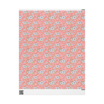 Jasmine Blush Garden Wrapping Paper