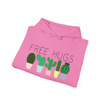 Free Hugs (Cactus) Heavy Blend™ Hooded Sweatshirt
