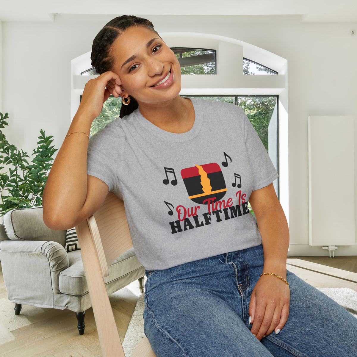 Our Time is Halftime Adult T-shirt