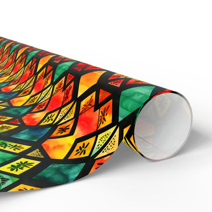 Freedom Flame Kwanzaa Wrapping Paper