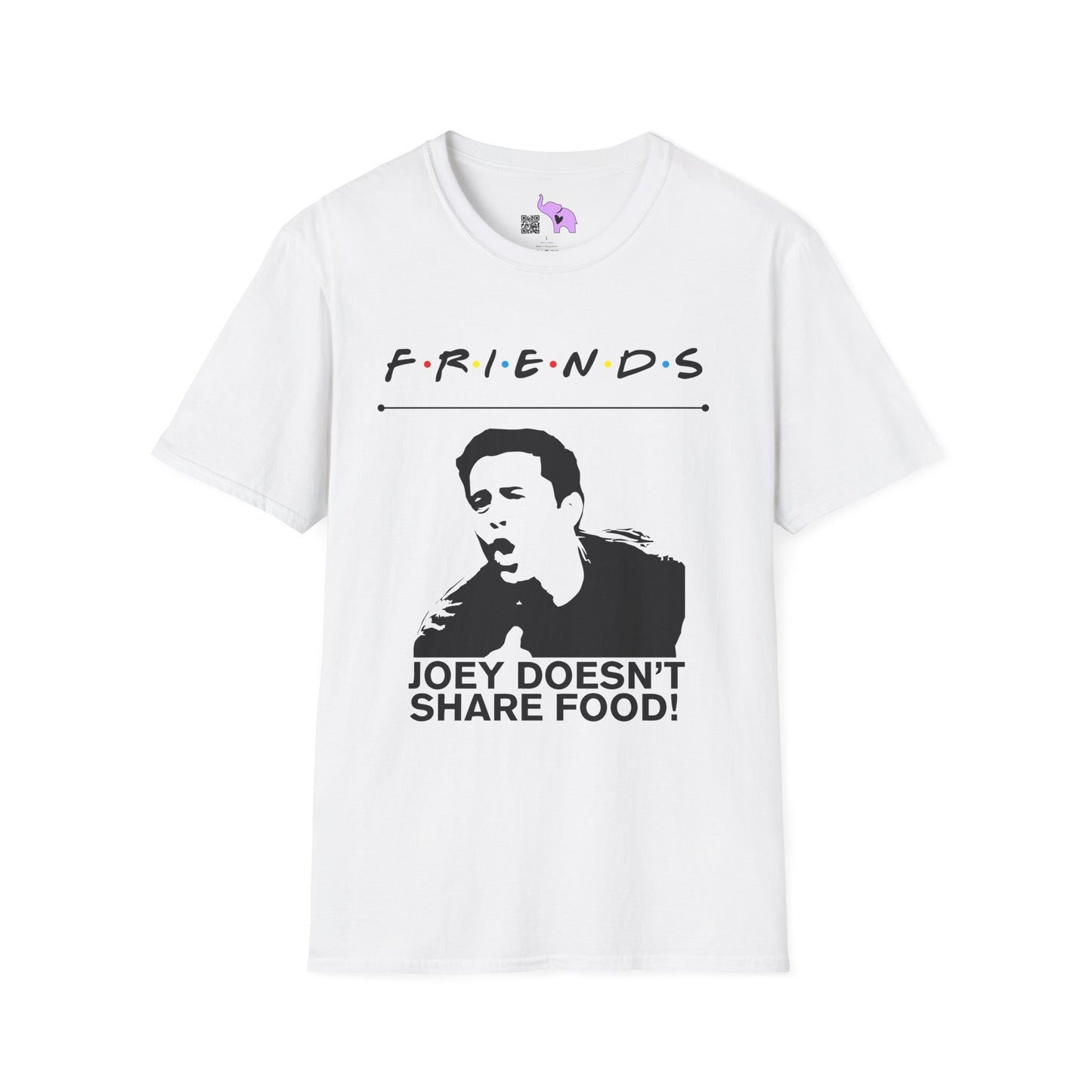 Friends; Joey Doesn't Share Food Adult T-shirt
