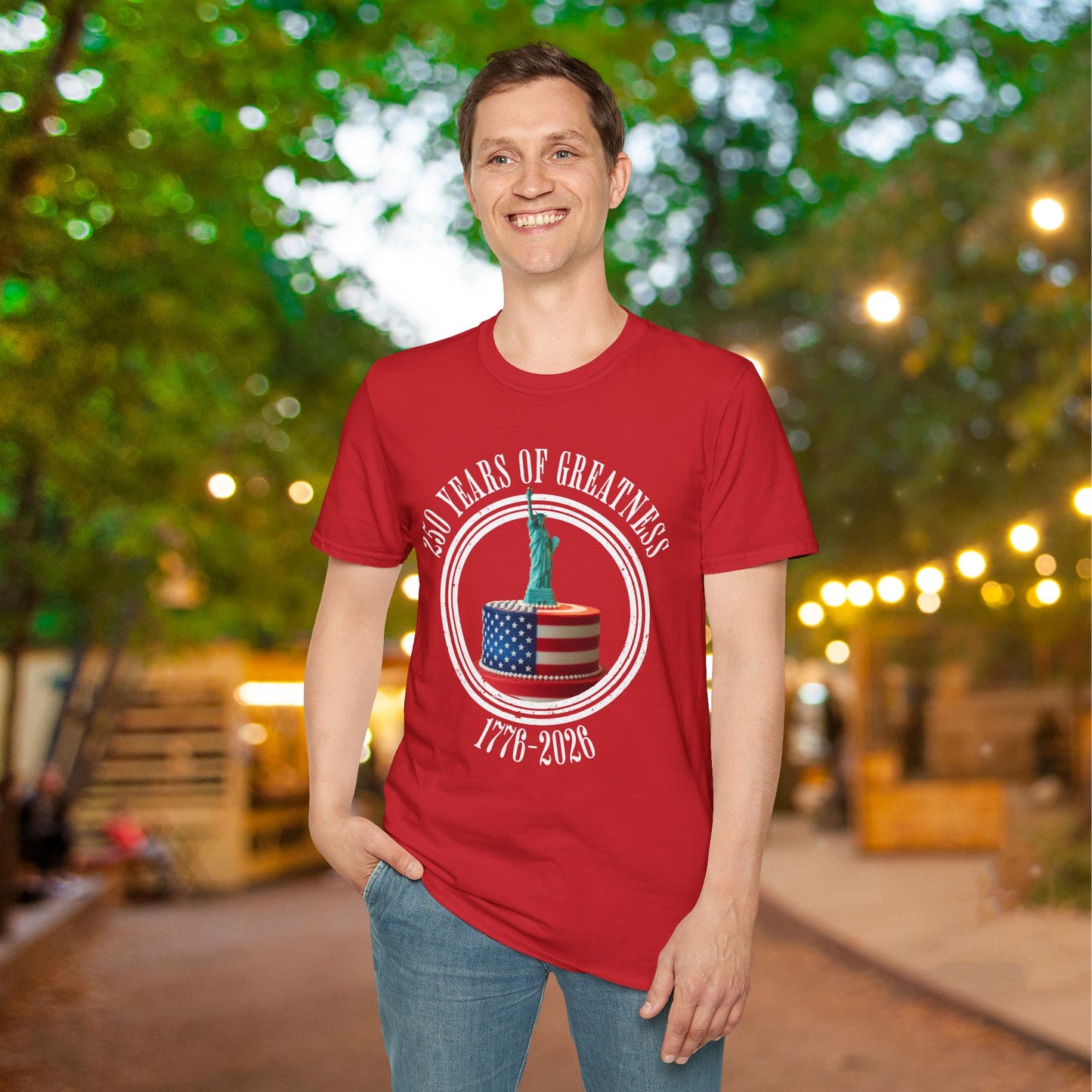 250 Years of Greatness 1776-2026 Adult T-shirt