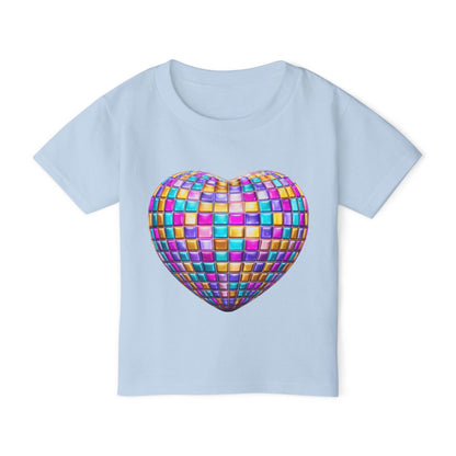 Heart in Blocks Heavy Cotton™ Toddler T-shirt