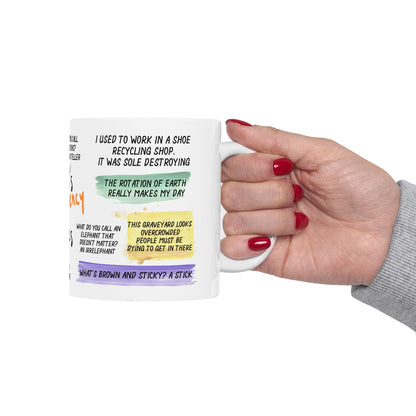 Dad's Emergency Jokes Ceramic Mug, (11oz, 15oz)