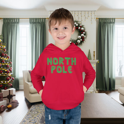 North Pole Toddler Pullover Fleece Hoodie