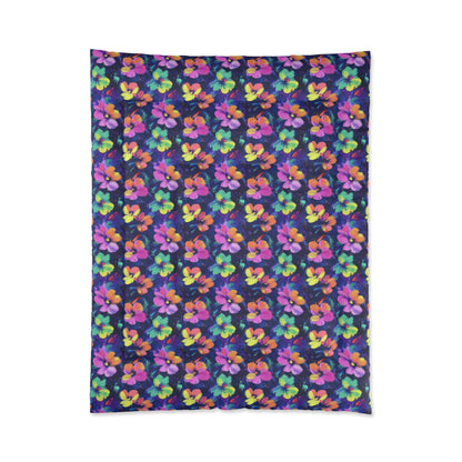Watercolor Flowers Comforter