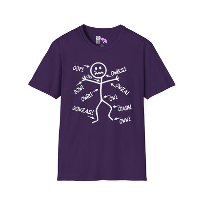 Ow! It All Hurts Adult T-shirt