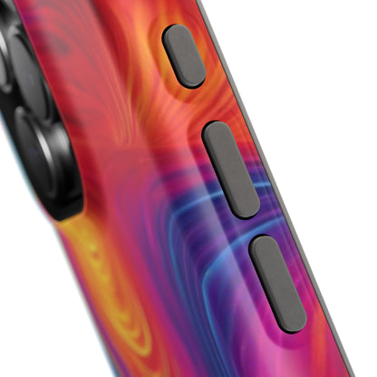 Tie Dye Color Swirl MagSafe® Compatible Tough Case for iPhone