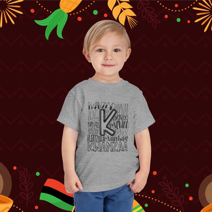 Kwanzaa Wordcloud Toddler Tee