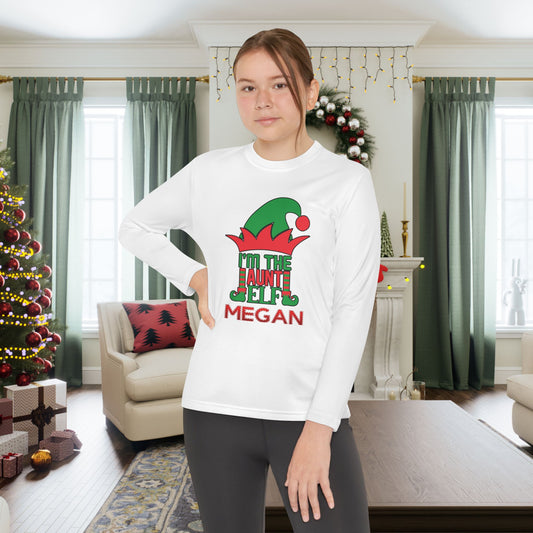 I'm The Aunt Elf Youth Long Sleeve Tee