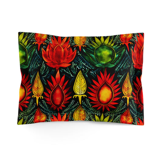 Joyful Burst Microfiber Pillow Sham