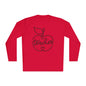 Teacher w/Apple Adult Long Sleeve Tee