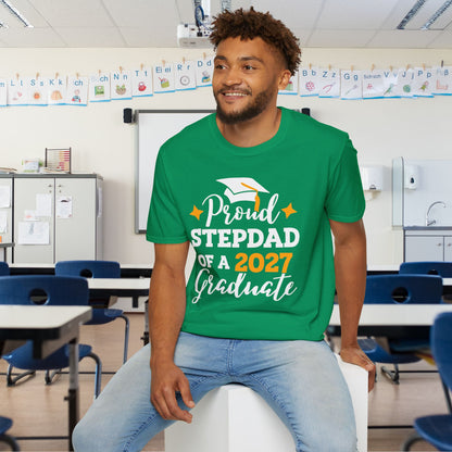 Proud Stepdad of a 2027 Graduate Adult T-shirt